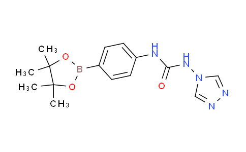 CAS No. 874298-07-4, 1-(4-(4,4,5,5-tetramethyl-1,3,2-dioxaborolan-2-yl)phenyl)-3-(4H-1,2,4-triazol-4-yl)urea