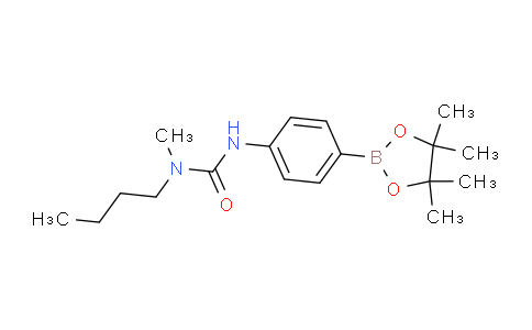 CAS No. 874298-96-1, 1-Butyl-1-Methyl-3-(4-(4,4,5,5-tetramethyl-1,3,2-dioxaborolan-2-yl)phenyl)urea