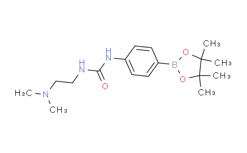 DY707718 | 874297-91-3 | 1-(2-(Dimethylamino)ethyl)-3-(4-(4,4,5,5-tetramethyl-1,3,2-dioxaborolan-2-yl)phenyl)urea