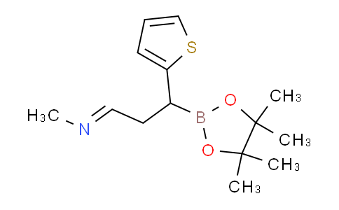 DY707723 | 1620141-97-0 | Methanamine,N-[3-(4,4,5,5-tetramethyl-1,3,2-dioxaborolan-2-yl)-3-(2-thienyl)propylidene]-