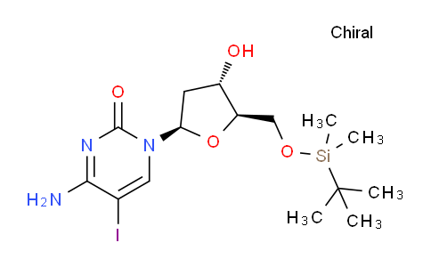 CAS No. 666848-11-9, 5'-O-(TERT-BUTYLDIMETHYLSILYL)-5-IODO-2'-DEOXYCYTIDINE