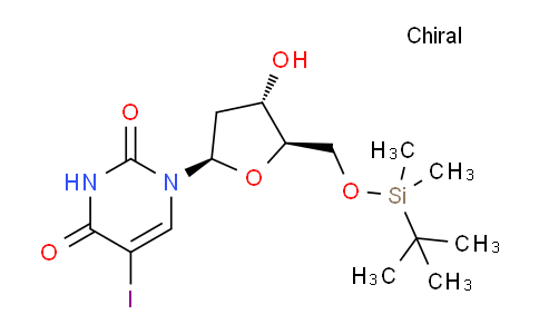 CAS No. 134218-81-8, 5'-O-(TERT-BUTYLDIMETHYLSILYL)-5-IODO-2'-DEOXYURIDINE