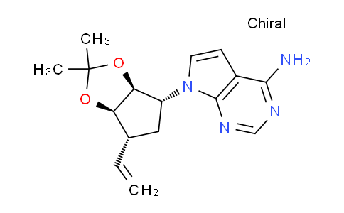 MC707730 | 2086766-03-0 | 7-[(3aS,4R,6R,6aR)-6-ethenyl-2,2-dimethyl-hexahydrocyclopenta[d][1,3]dioxol-4-yl]-7H-pyrrolo[2,3-d]pyrimidin-4-amine