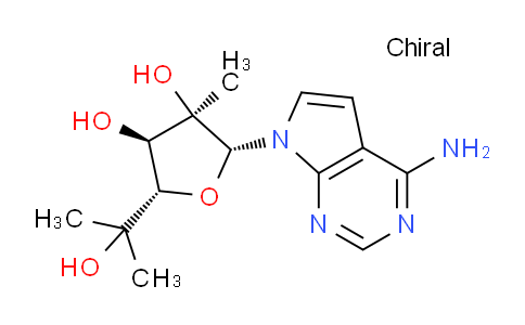 MC707736 | 1417563-48-4 | (2R,3R,4R,5S)-2-{4-amino-7H-pyrrolo[2,3-d]pyrimidin-7-yl}-5-(2-hydroxypropan-2-yl)-3-methyloxolane-3,4-diol