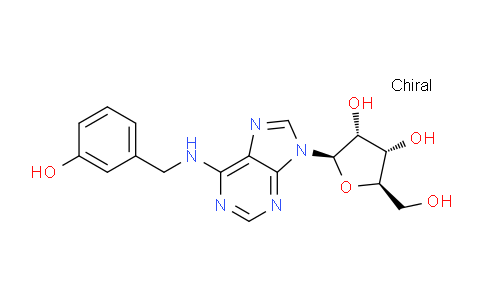 CAS No. 110505-76-5, (2R,3R,4S,5R)-2-(6-((3-hydroxybenzyl)amino)-9H-purin-9-yl)-5-(hydroxymethyl)tetrahydrofuran-3,4-diol