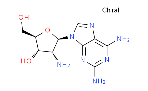 CAS No. 215943-79-6, (2R,3S,4R,5R)-4-amino-5-(2,6-diamino-9H-purin-9-yl)-2-(hydroxymethyl)tetrahydrofuran-3-ol