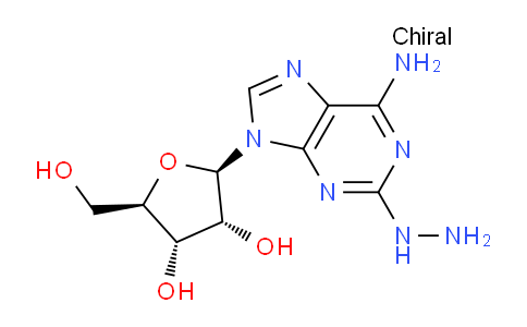 CAS No. 15763-11-8, (2R,3R,4S,5R)-2-(6-amino-2-hydrazinyl-9H-purin-9-yl)-5-(hydroxymethyl)tetrahydrofuran-3,4-diol