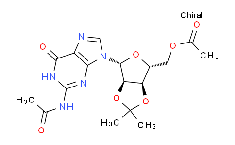 MC707768 | 106743-56-0 | ((3aR,4R,6R,6aR)-6-(2-acetamido-6-oxo-1,6-dihydro-9H-purin-9-yl)-2,2-dimethyltetrahydrofuro[3,4-d][1,3]dioxol-4-yl)methyl acetate