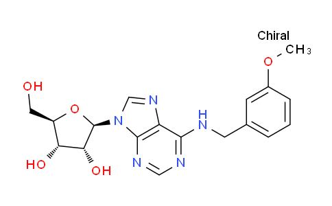101565-95-1 | (2R,3S,4R,5R)-2-(hydroxymethyl)-5-(6-((3-methoxybenzyl)amino)-9H-purin-9-yl)tetrahydrofuran-3,4-diol