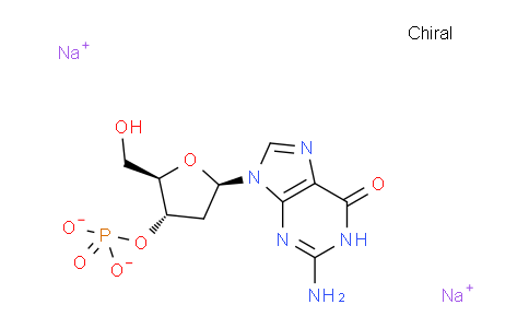 CAS No. 102814-03-9, sodium (2R,3S,5R)-5-(2-amino-6-oxo-1,6-dihydro-9H-purin-9-yl)-2-(hydroxymethyl)tetrahydrofuran-3-yl phosphate