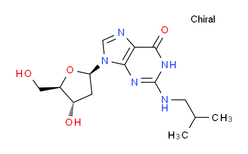 142554-22-1 | 9-((2R,4S,5R)-4-hydroxy-5-(hydroxymethyl)tetrahydrofuran-2-yl)-2-(isobutylamino)-1,9-dihydro-6H-purin-6-one