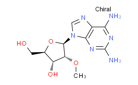 80791-87-3 | (2R,3R,4R,5R)-5-(2,6-diamino-9H-purin-9-yl)-2-(hydroxymethyl)-4-methoxytetrahydrofuran-3-ol