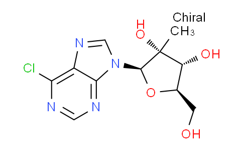 205171-05-7 | (2R,3R,4R,5R)-2-(6-Chloro-9H-purin-9-yl)-5-(hydroxymethyl)-3-methyltetrahydrofuran-3,4-diol