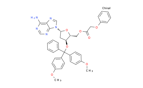 CAS No. 115388-94-8, ((2R,3S,5R)-5-(6-Amino-9H-purin-9-yl)-3-(bis(4-methoxyphenyl)(phenyl)methoxy)tetrahydrofuran-2-yl)methyl 2-phenoxyacetate