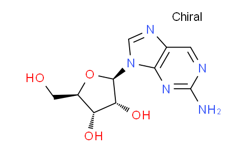 CAS No. 4546-54-7, (2R,3R,4S,5R)-2-(2-amino-9H-purin-9-yl)-5-(hydroxymethyl)tetrahydrofuran-3,4-diol