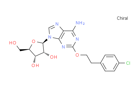 CAS No. 131865-88-8, (2R,3R,4S,5R)-2-(6-amino-2-(4-chlorophenethoxy)-9H-purin-9-yl)-5-(hydroxymethyl)tetrahydrofuran-3,4-diol