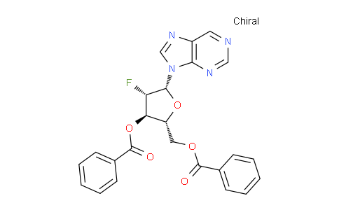 CAS No. 132723-01-4, ((2R,3R,4S,5R)-3-(benzoyloxy)-4-fluoro-5-(9H-purin-9-yl)tetrahydrofuran-2-yl)methyl benzoate
