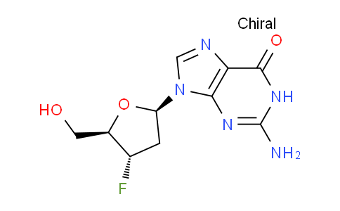 CAS No. 92562-88-4, 2-amino-9-((2R,4S,5R)-4-fluoro-5-(hydroxymethyl)tetrahydrofuran-2-yl)-1,9-dihydro-6H-purin-6-one