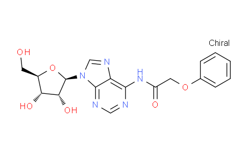 CAS No. 119824-65-6, N-(9-((2R,3R,4S,5R)-3,4-dihydroxy-5-(hydroxymethyl)tetrahydrofuran-2-yl)-9H-purin-6-yl)-2-phenoxyacetamide