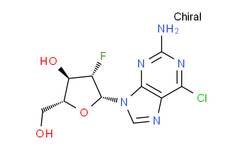 CAS No. 144924-88-9, (2R,3R,4S,5R)-5-(2-amino-6-chloro-9H-purin-9-yl)-4-fluoro-2-(hydroxymethyl)tetrahydrofuran-3-ol