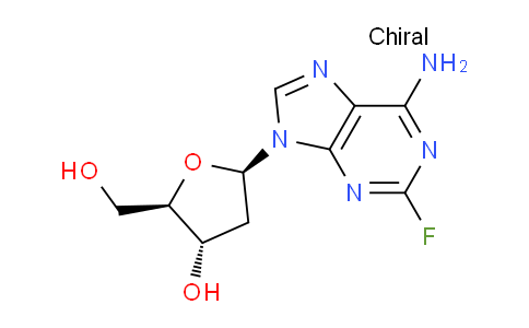 CAS No. 21679-12-9, (2R,3S,5R)-5-(6-amino-2-fluoro-9H-purin-9-yl)-2-(hydroxymethyl)tetrahydrofuran-3-ol