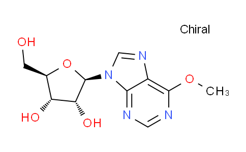 CAS No. 5746-29-2, (2R,3S,4R,5R)-2-(hydroxymethyl)-5-(6-methoxy-9H-purin-9-yl)tetrahydrofuran-3,4-diol