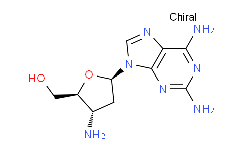 CAS No. 915399-37-0, ((2S,3S,5R)-3-amino-5-(2,6-diamino-9H-purin-9-yl)tetrahydrofuran-2-yl)methanol