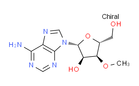 CAS No. 10300-22-8, (2R,3R,4S,5R)-2-(6-amino-9H-purin-9-yl)-5-(hydroxymethyl)-4-methoxytetrahydrofuran-3-ol