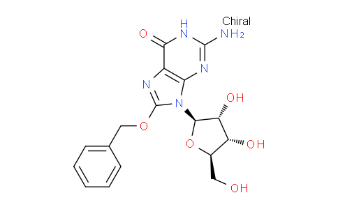 CAS No. 3868-36-8, 2-amino-8-(benzyloxy)-9-((2R,3R,4S,5R)-3,4-dihydroxy-5-(hydroxymethyl)tetrahydrofuran-2-yl)-1,9-dihydro-6H-purin-6-one