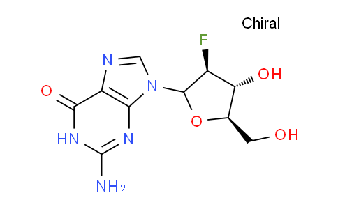 CAS No. 103884-98-6, 2-amino-9-((3S,4R,5R)-3-fluoro-4-hydroxy-5-(hydroxymethyl)tetrahydrofuran-2-yl)-1,9-dihydro-6H-purin-6-one