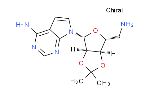 CAS No. 49554-54-3, 7-((3aR,4R,6R,6aR)-6-(aminomethyl)-2,2-dimethyltetrahydrofuro[3,4-d][1,3]dioxol-4-yl)-7H-pyrrolo[2,3-d]pyrimidin-4-amine