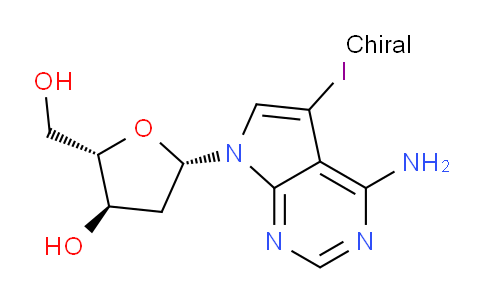 CAS No. 908130-61-0, (2S,3R,5S)-5-(4-Amino-5-iodo-7H-pyrrolo[2,3-d]pyrimidin-7-yl)-2-(hydroxymethyl)tetrahydrofuran-3-ol