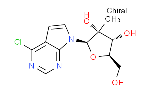 CAS No. 443642-33-9, (2R,3R,4R,5R)-2-(4-chloro-7H-pyrrolo[2,3-d]pyrimidin-7-yl)-5-(hydroxymethyl)-3-methyltetrahydrofuran-3,4-diol
