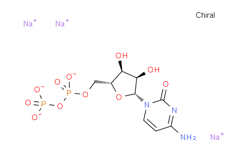 CAS No. 34393-59-4, Sodium ((2R,3S,4R,5R)-5-(4-amino-2-oxopyrimidin-1(2H)-yl)-3,4-dihydroxytetrahydrofuran-2-yl)methyl diphosphate