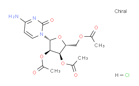 CAS No. 63639-21-4, (2R,3R,4R,5R)-2-(acetoxymethyl)-5-(4-amino-2-oxopyrimidin-1(2H)-yl)tetrahydrofuran-3,4-diyl diacetate hydrochloride