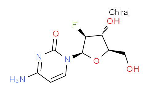 CAS No. 56632-83-8, 4-Amino-1-((2R,3S,4R,5R)-3-fluoro-4-hydroxy-5-(hydroxymethyl)tetrahydrofuran-2-yl)pyrimidin-2(1H)-one