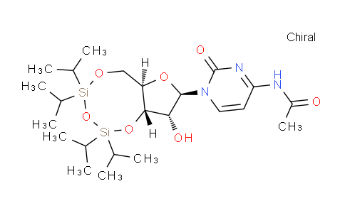 CAS No. 85335-73-5, N-(1-((6aR,8R,9R,9aS)-9-hydroxy-2,2,4,4-tetraisopropyltetrahydro-6H-furo[3,2-f][1,3,5,2,4]trioxadisilocin-8-yl)-2-oxo-1,2-dihydropyrimidin-4-yl)acetamide