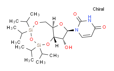 CAS No. 69304-38-7, 1-((6aR,8R,9R,9aS)-9-hydroxy-2,2,4,4-tetraisopropyltetrahydro-6H-furo[3,2-f][1,3,5,2,4]trioxadisilocin-8-yl)pyrimidine-2,4(1H,3H)-dione