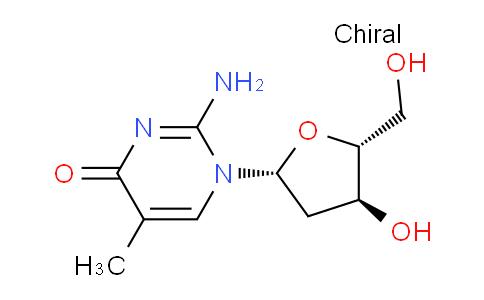 CAS No. 19316-88-2, 2-amino-1-((2R,4S,5R)-4-hydroxy-5-(hydroxymethyl)tetrahydrofuran-2-yl)-5-methylpyrimidin-4(1H)-one