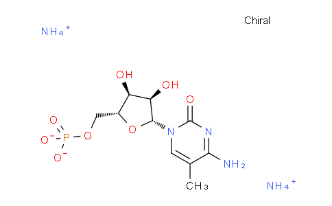 CAS No. 117309-80-5, ammonium ((2R,3S,4R,5R)-5-(4-amino-5-methyl-2-oxopyrimidin-1(2H)-yl)-3,4-dihydroxytetrahydrofuran-2-yl)methyl phosphate