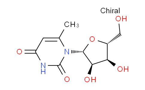 CAS No. 16710-13-7, 1-((2R,3R,4S,5R)-3,4-dihydroxy-5-(hydroxymethyl)tetrahydrofuran-2-yl)-6-methylpyrimidine-2,4(1H,3H)-dione