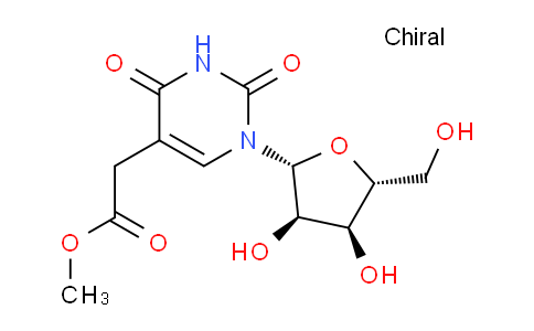 CAS No. 29428-50-0, methyl 2-(1-((2R,3R,4S,5R)-3,4-dihydroxy-5-(hydroxymethyl)tetrahydrofuran-2-yl)-2,4-dioxo-1,2,3,4-tetrahydropyrimidin-5-yl)acetate