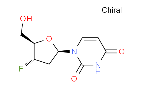 CAS No. 41107-56-6, 1-((2R,4S,5R)-4-fluoro-5-(hydroxymethyl)tetrahydrofuran-2-yl)pyrimidine-2,4(1H,3H)-dione