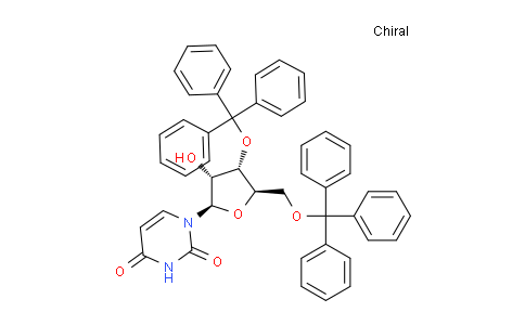 CAS No. 4710-75-2, 1-((2R,3R,4S,5R)-3-hydroxy-4-(trityloxy)-5-((trityloxy)methyl)tetrahydrofuran-2-yl)pyrimidine-2,4(1H,3H)-dione