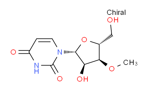 CAS No. 6038-59-1, 1-((2R,3R,4S,5R)-3-hydroxy-5-(hydroxymethyl)-4-methoxytetrahydrofuran-2-yl)pyrimidine-2,4(1H,3H)-dione
