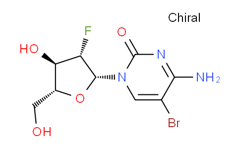 CAS No. 69123-93-9, 4-Amino-5-bromo-1-((2R,3S,4R,5R)-3-fluoro-4-hydroxy-5-(hydroxymethyl)tetrahydrofuran-2-yl)pyrimidin-2(1H)-one