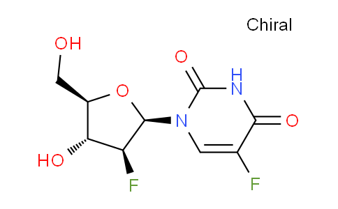 CAS No. 69123-95-1, 5-fluoro-1-((2R,3S,4R,5R)-3-fluoro-4-hydroxy-5-(hydroxymethyl)tetrahydrofuran-2-yl)pyrimidine-2,4(1H,3H)-dione