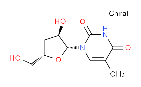 CAS No. 7084-29-9, 1-((2R,3R,5S)-3-Hydroxy-5-(hydroxymethyl)tetrahydrofuran-2-yl)-5-methylpyrimidine-2,4(1H,3H)-dione