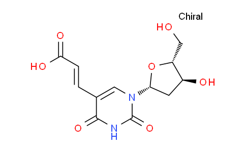 CAS No. 74131-06-9, (E)-3-(1-((2R,4S,5R)-4-hydroxy-5-(hydroxymethyl)tetrahydrofuran-2-yl)-2,4-dioxo-1,2,3,4-tetrahydropyrimidin-5-yl)acrylic acid