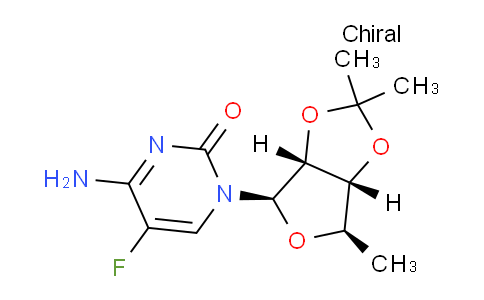 CAS No. 66335-37-3, 4-Amino-5-fluoro-1-((3aR,4R,6R,6aR)-2,2,6-trimethyltetrahydrofuro[3,4-d][1,3]dioxol-4-yl)pyrimidin-2(1H)-one